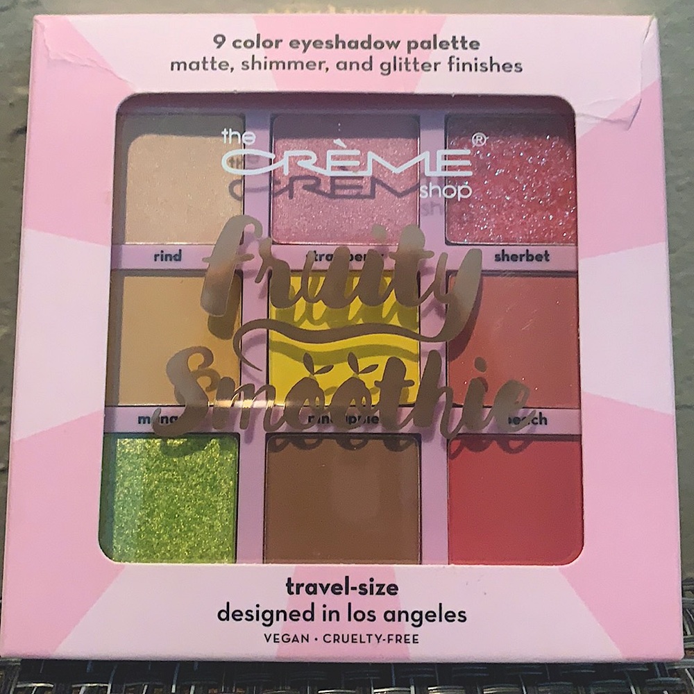 Creme Shop 9 summer colors -matte, shimmer and glitter finish
